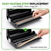 image:imageNutriChef Vacuum Sealer Machine with BuiltIn Bag Storage Food Sealer for Dry amp Moist Foods Removable Drip Tray Suction Hose amp Bags Included