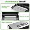 image:imageNutriChef Vacuum Sealer Machine with BuiltIn Bag Storage Food Sealer for Dry amp Moist Foods Removable Drip Tray Suction Hose amp Bags Included