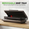 image:imageNutriChef Vacuum Sealer Machine with BuiltIn Bag Storage Food Sealer for Dry amp Moist Foods Removable Drip Tray Suction Hose amp Bags Included