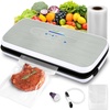 image:imageNutriChef Automatic Vacuum Air Sealing System for Food Preservation with Starter Kit Compact Design Lab Tested Dry amp Moist Food Modes with Led Indicator Lights SilverSilver