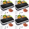 image:imageNutriChef Automatic Vacuum Air Sealing System for Food Preservation with Starter KitCompact DesignLab TestedDry amp Moist Food Modes with Led Indicator LightsBlackPack of 4