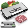 image:imageNutriChef Vacuum Sealer Machine with BuiltIn Bag Storage Food Sealer for Dry amp Moist Foods Removable Drip Tray Suction Hose amp Bags Included