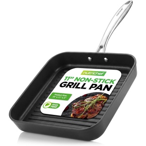 image:imageNutriChef Double Burner Griddle  Flat Top Griddle for Stove Top  Nonstick marblecoated griddle pan with extralarge easy to clean cooking surface perfect for pancakes and tortillasBlack