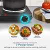 image:imageNutriChef 30 Quarts Kitchen Convection Oven  Elite Gourmet EDB302BF Countertop Double Cast Iron Burner