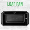 image:imageNutriChef 10 NonStick Loaf Pan  Large Premium Carbon Steel Baking Pan for Bread Meatloaf amp More  Dishwasher Safe Black Pack of 2One size Pack of 2