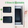 image:imageNutriChef 16Piece Baking Pan Set NonStick Cookie Sheet Bakeware Durable FoodGrade Metal EasytoClean Oven Trays Dishwasher Safe Includes 8 Large 157 amp 8 Medium Pans 134 Blue DiamondBlue