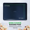 image:imageNutriChef 16Piece Baking Pan Set NonStick Cookie Sheet Bakeware Durable FoodGrade Metal EasytoClean Oven Trays Dishwasher Safe Includes 8 Large 157 amp 8 Medium Pans 134 Blue DiamondBlue