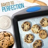 image:imageNutriChef 2Piece Nonstick Baking Pan Set  Carbon Steel Cookie Sheet w Red Silicone Grip Handles  Durable HeavyDuty Bakeware for Even Heat Distribution  Oven Safe Easy Cleanup  GrayGray