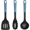 image:imageNutriChef Kitchen Cooking Utensils Set  Includes Soup Ladle Pasta Fork and Spatula Works with Model NCCW12BLUBlack